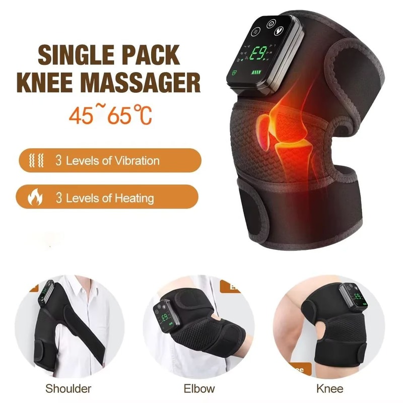 Advanced Heated Shoulder Pain Relief Brace With LED Display Vibration Massage Support 7