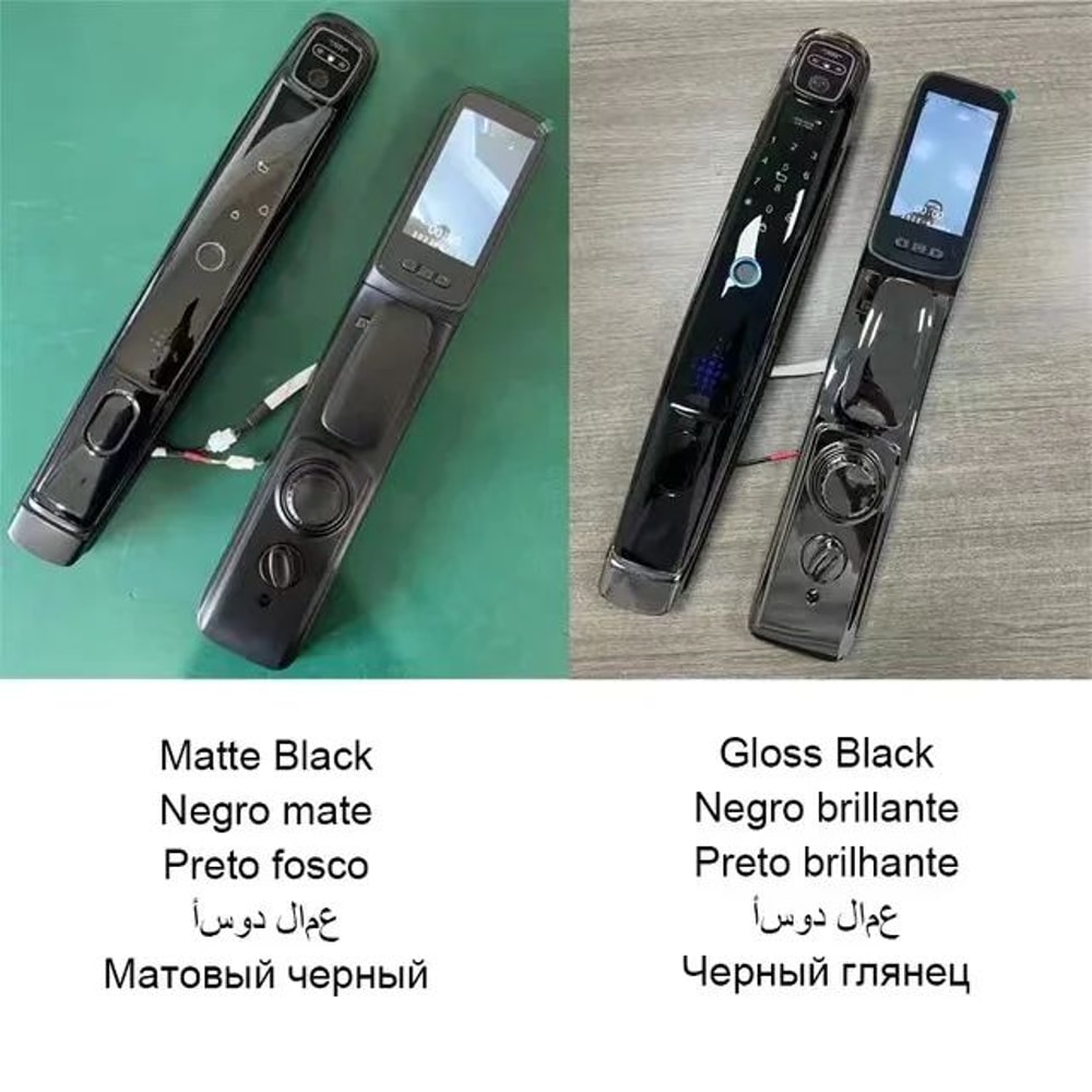 Tuya WiFi Face Recognition Door Lock With Camera Video Intercom Smart Home Security Lock 3