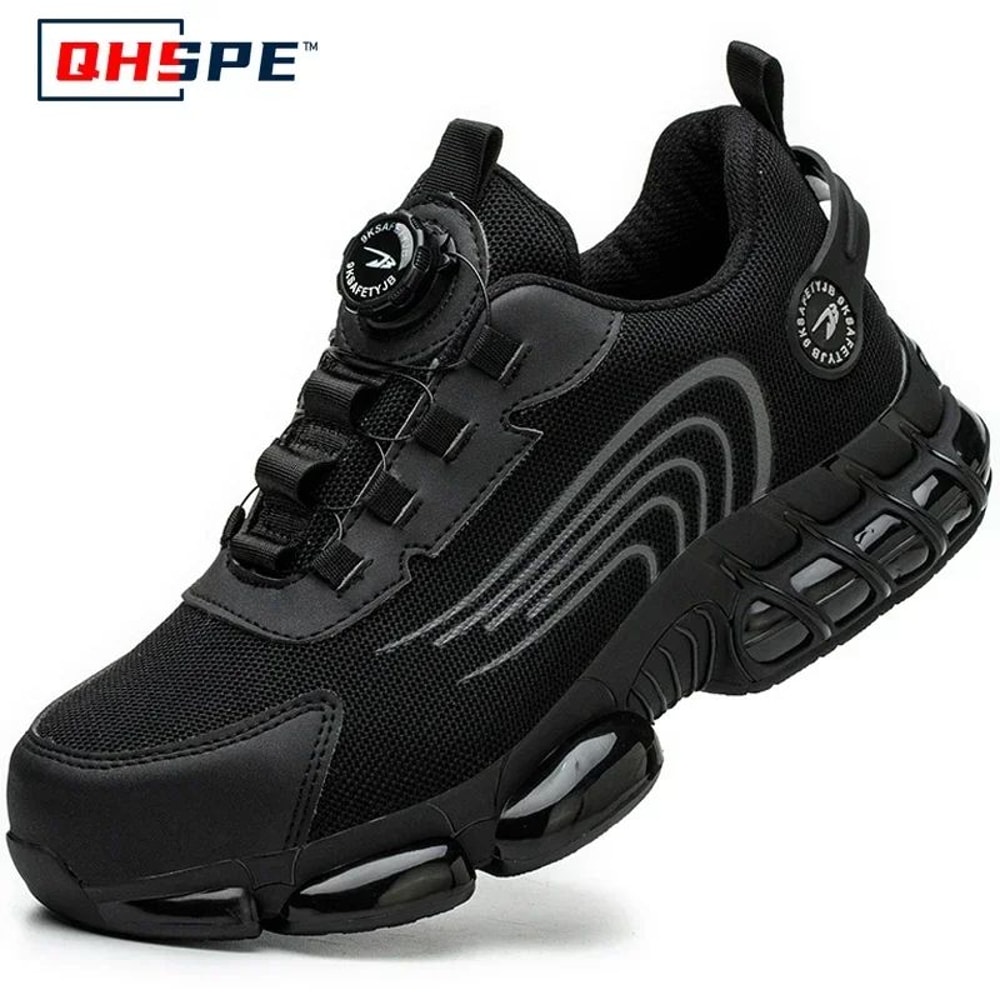 Mens HeavyDuty Safety Work Shoes Safety Work Shoes With AntiSmash Steel Toe AntiPuncture Work Boo 8