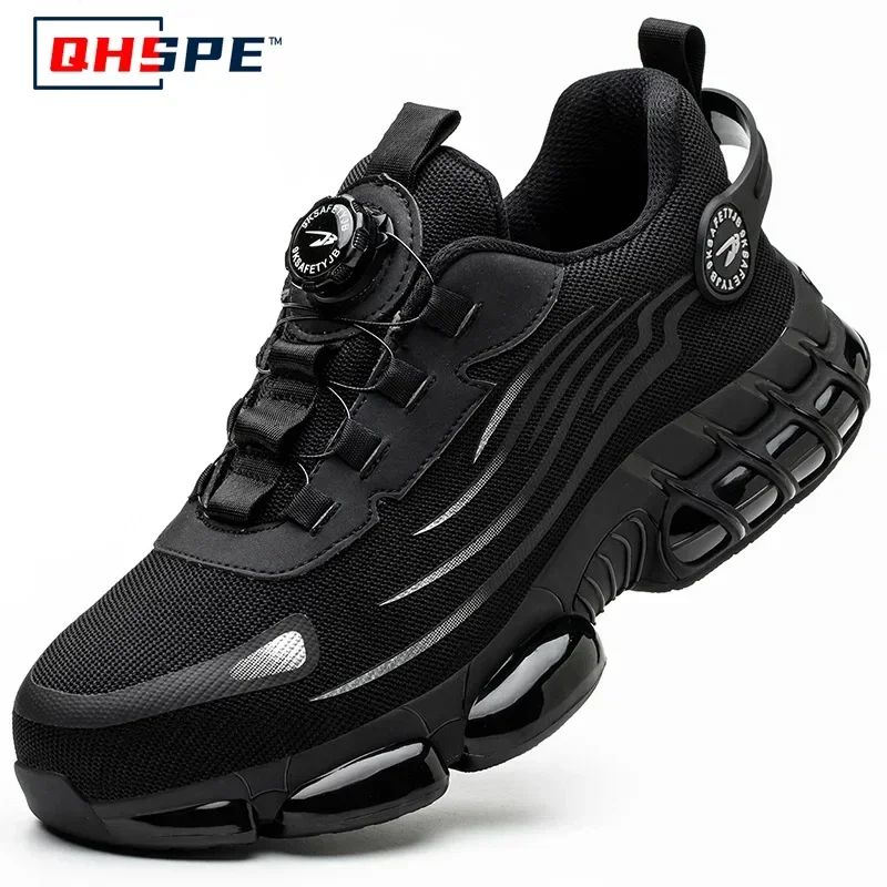 Mens HeavyDuty Safety Work Shoes Safety Work Shoes With AntiSmash Steel Toe AntiPuncture Work Boo 10