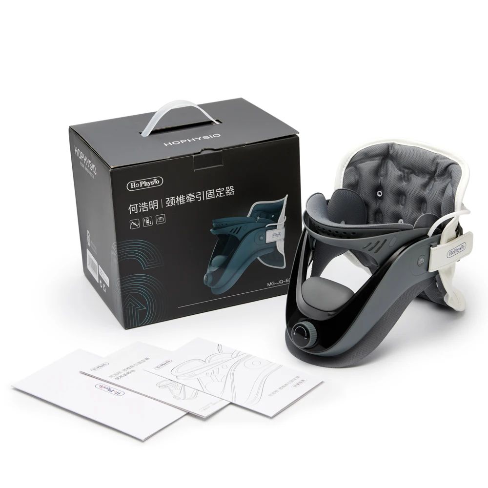 Premium Inflatable Neck Traction Device Cervical Stretcher For Pain Relief Posture Support 7