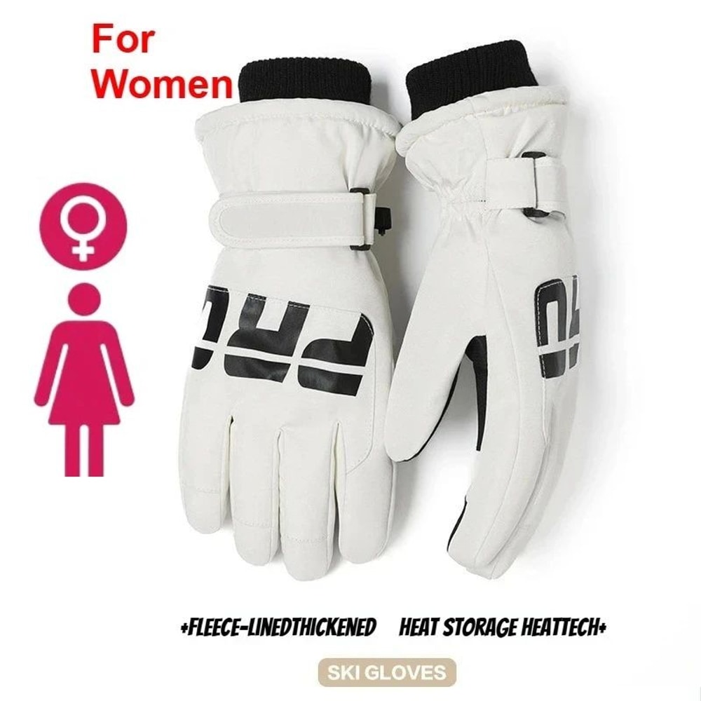 AllWeather Thermal Waterproof Winter Cycling Ski Gloves Unisex Warm Touch Screen Grip Gloves 15