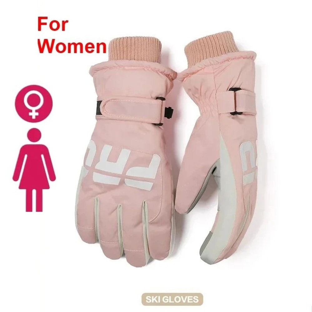 AllWeather Thermal Waterproof Winter Cycling Ski Gloves Unisex Warm Touch Screen Grip Gloves 16