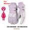 AllWeather Thermal Waterproof Winter Cycling Ski Gloves Unisex Warm Touch Screen Grip Gloves 12