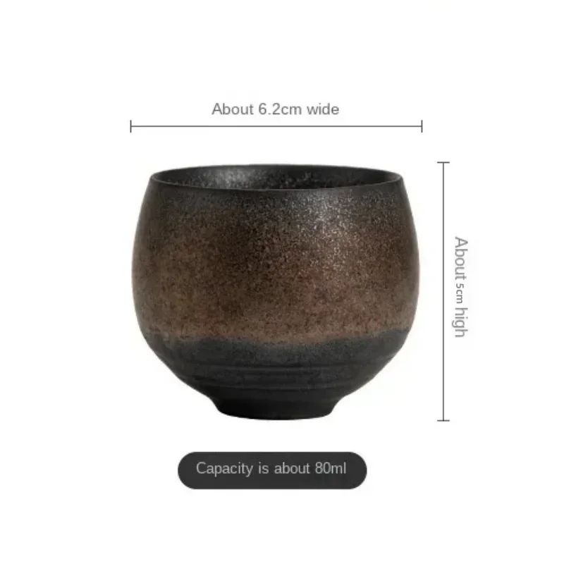 Japanese Handmade Stoneware Tea Cup Authentic Japanese Stoneware Tea Cup For Kung Fu Tea Cup Ritua 5