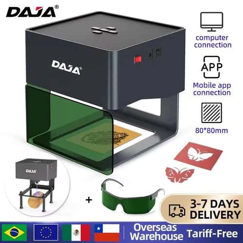 DAJA DJ6 Pro Mini Portable Laser Engraver – Bluetooth DIY CNC Engraving Machine