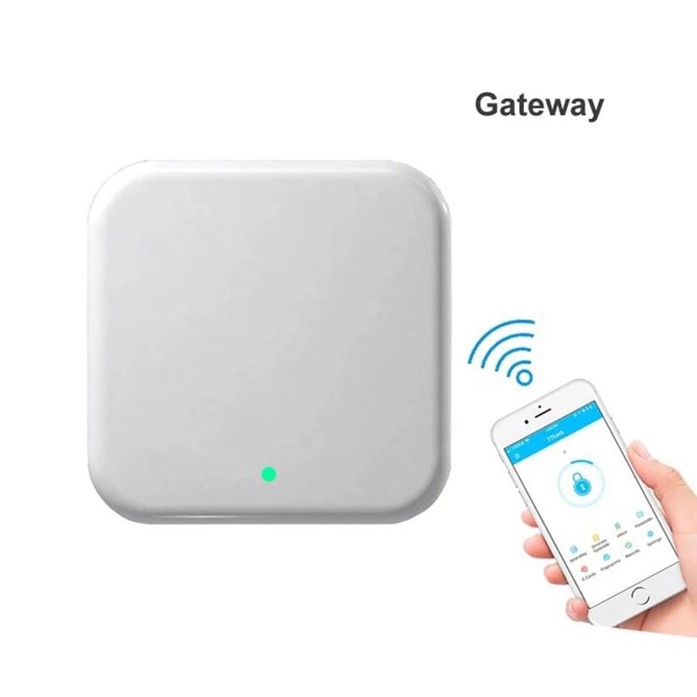 Bluetooth WiFi Smart Lock Cylinder APP Controlled Keyless Entry Security Lock With RFID Keypad 6