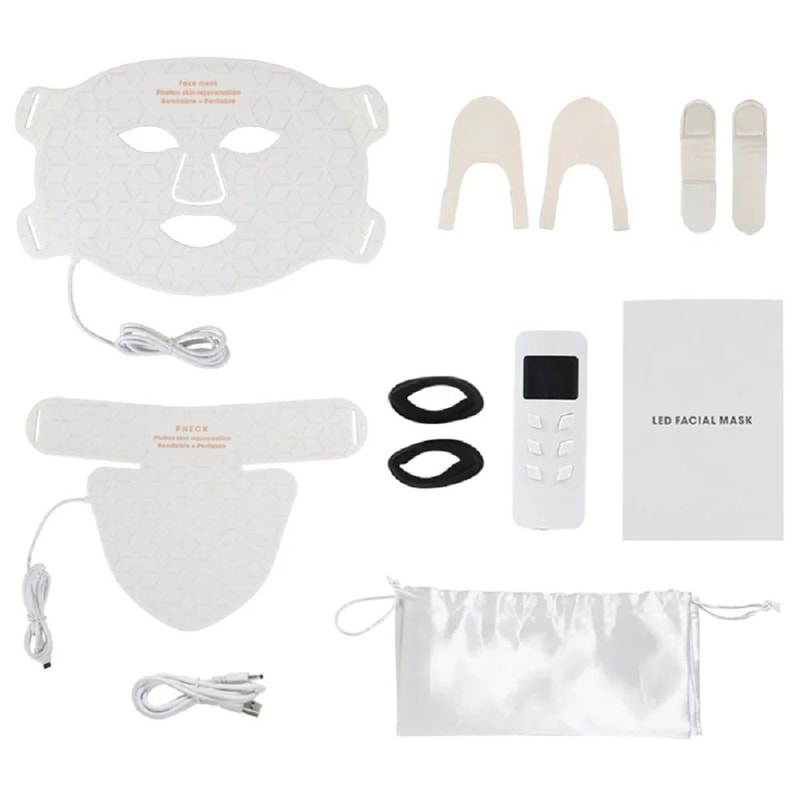 Advanced LED Phototherapy Facial Neck Rejuvenation Mask 240LED Infrared Skin Renewal Technology 9