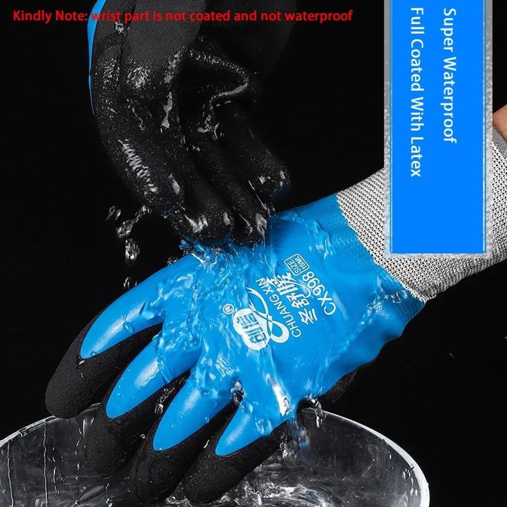 AllDay GripPro Waterproof Thermal Work Garden Gloves HeavyDuty Winter Protection 1