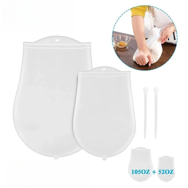Reusable Silicone Kneading Bag Dough Mixer For Bread Pizza Pastry 1