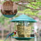 Clear Window Bird Feeder House Hanging Wild Bird Feeding Station For Seeds Nuts Peanuts 1