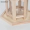 KEMORELA Woven Wooden Hanging Bird Feeder House For Outdoor Garden Decor 3