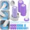 Disposable Toilet Brush Toilet Cleaning Wand Kit With 1836 Toilet Brush Replacement Heads And Long 0