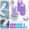 Disposable Toilet Brush Toilet Cleaning Wand Kit With 1836 Toilet Brush Replacement Heads And Long 0