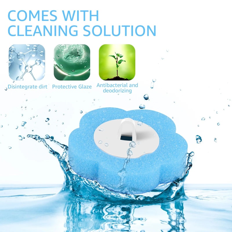 Disposable Toilet Brush Toilet Cleaning Wand Kit With 1836 Toilet Brush Replacement Heads And Long 3