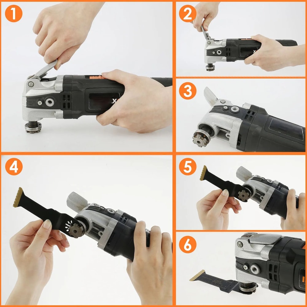 Universal Oscillating Saw Blades MultiMaterial QuickRelease Multi Tool Blade Set 3