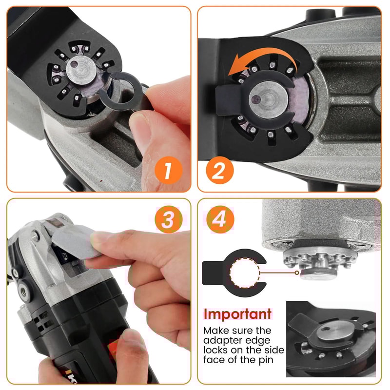 Universal Oscillating Saw Blades MultiMaterial QuickRelease Multi Tool Blade Set 5