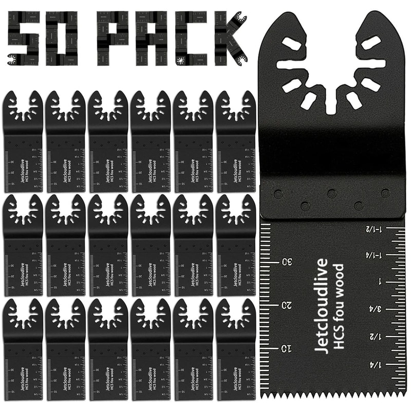 Universal Oscillating Saw Blades MultiMaterial QuickRelease Multi Tool Blade Set 8