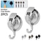 HeavyDuty Suction Cup Hooks 2Pack NoDrill Shower Kitchen Vacuum Hooks 0