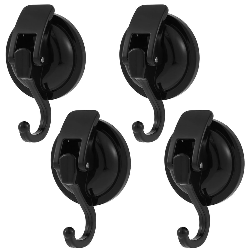 HeavyDuty Suction Cup Hooks 2Pack NoDrill Shower Kitchen Vacuum Hooks 11