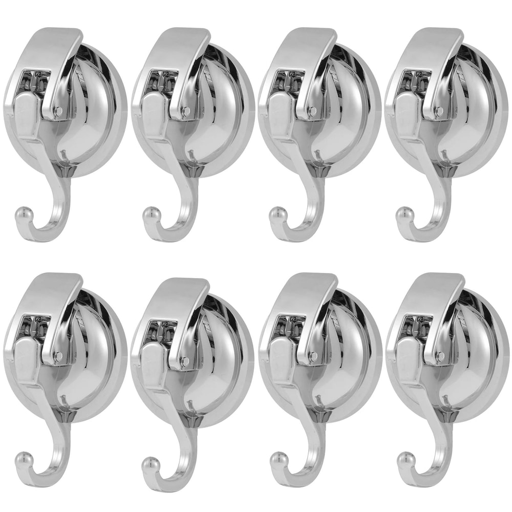 HeavyDuty Suction Cup Hooks 2Pack NoDrill Shower Kitchen Vacuum Hooks 12
