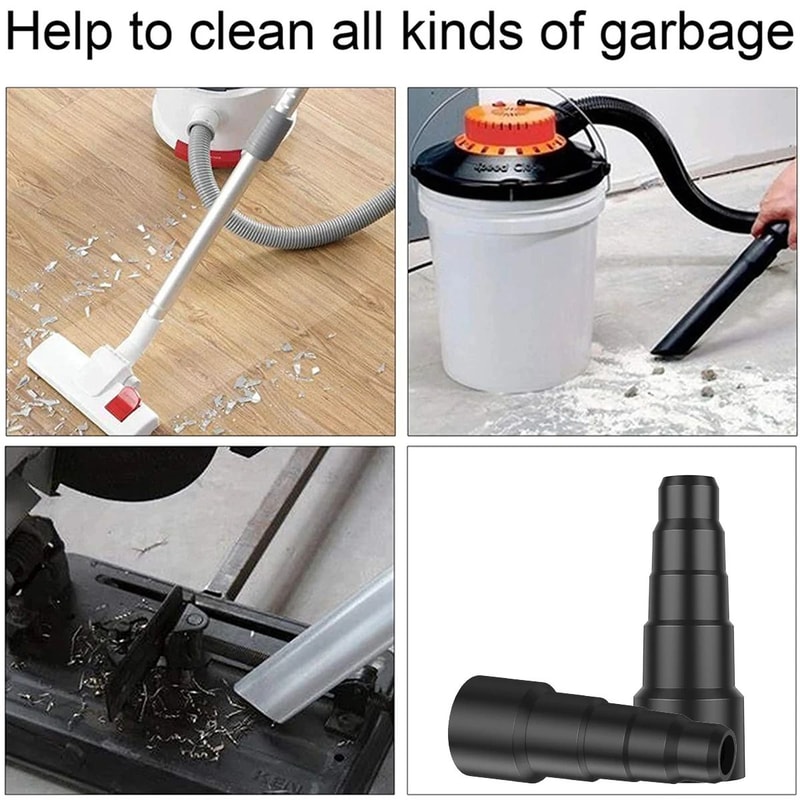 Universal Vacuum Hose Adapter Set MultiSize Vacuum Cleaner Hose Connector 2350mm 3