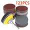 2Inch Sanding Disc Set 120pcs 603000 Grit Assortment With Shank Backing Plate Cushion Pad 0