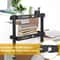 ClampOn 2 Tier Desk Shelf Organizer NoDrill Adjustable Metal Desktop Storage Rack 2