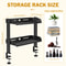 ClampOn 2 Tier Desk Shelf Organizer NoDrill Adjustable Metal Desktop Storage Rack 4
