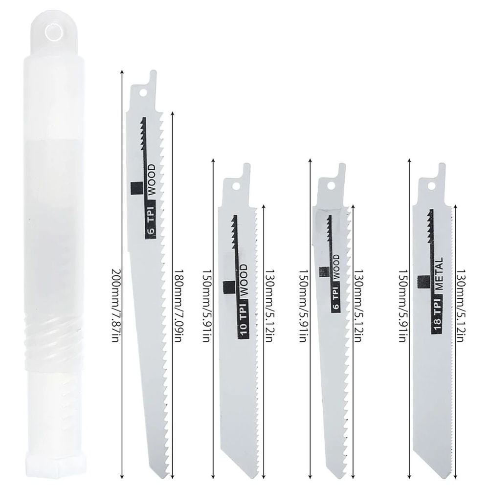 10Piece Universal Reciprocating Saw Blade Set For Wood Metal PVC FastCut Reciprocating Saw Blades 5