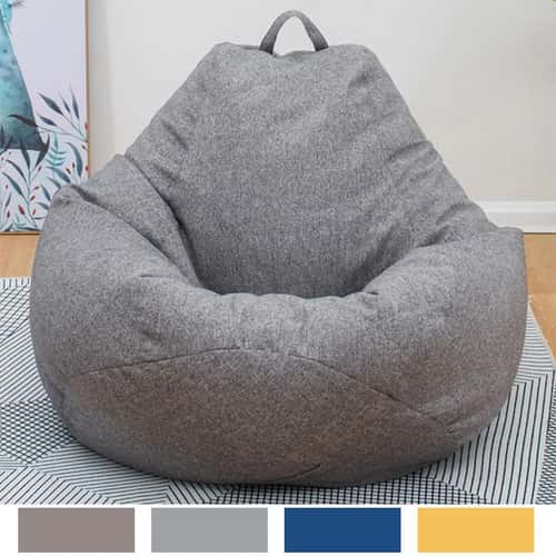 Premium Plush Large Bean Bag Cover – Lazy Seat Chair Sofa Lounger (No Filler)
