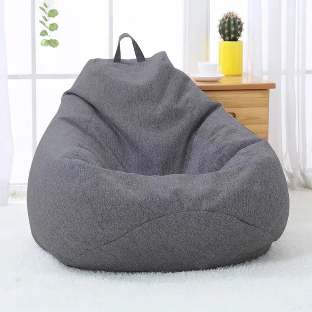 Premium Plush Large Bean Bag Cover Lazy Seat Chair Sofa Lounger No Filler 3