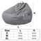 Premium Plush Large Bean Bag Cover Lazy Seat Chair Sofa Lounger No Filler 1