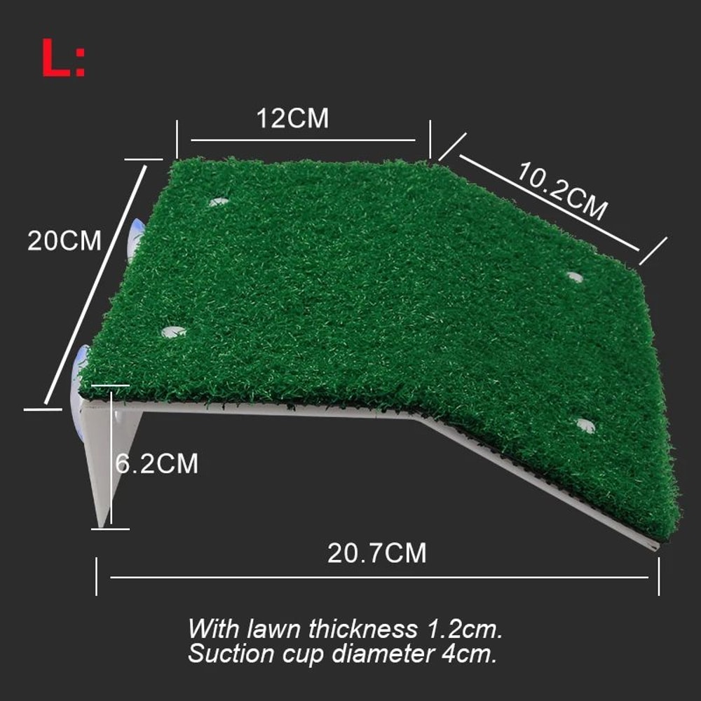 Turtle Grass Basking Platform With Suction Cups Floating Turtle Dock Ramp For Turtle Tanks 8