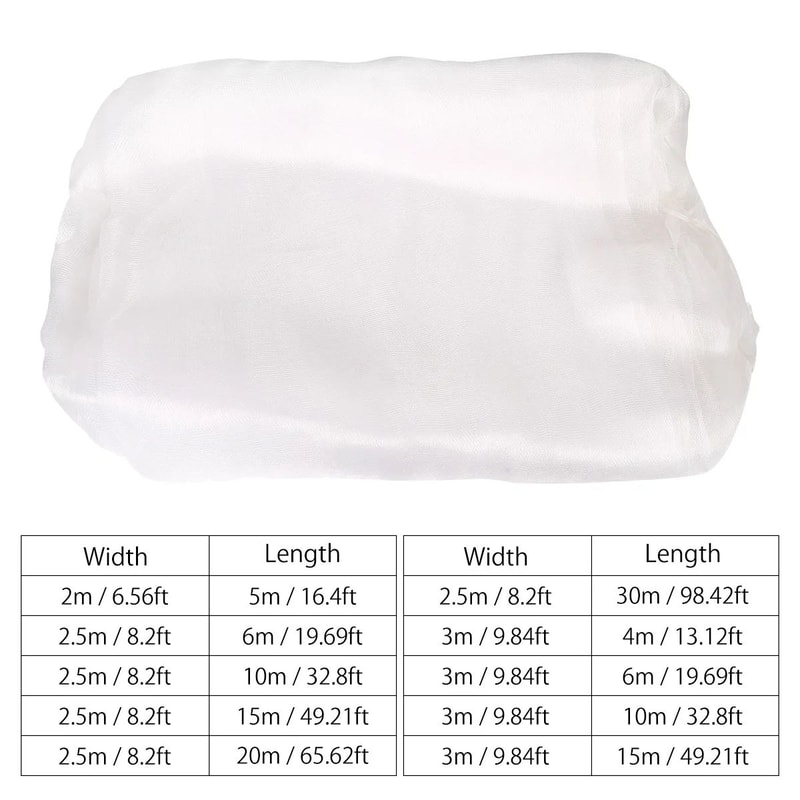 Fine Mesh Insect Netting For Garden Vegetable Protection Net And Anti Bird Netting 5