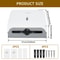 PunchFree Wall Mount Paper Towel Dispenser For Multifold TriFold Towels QuickOpen Refill Box 5