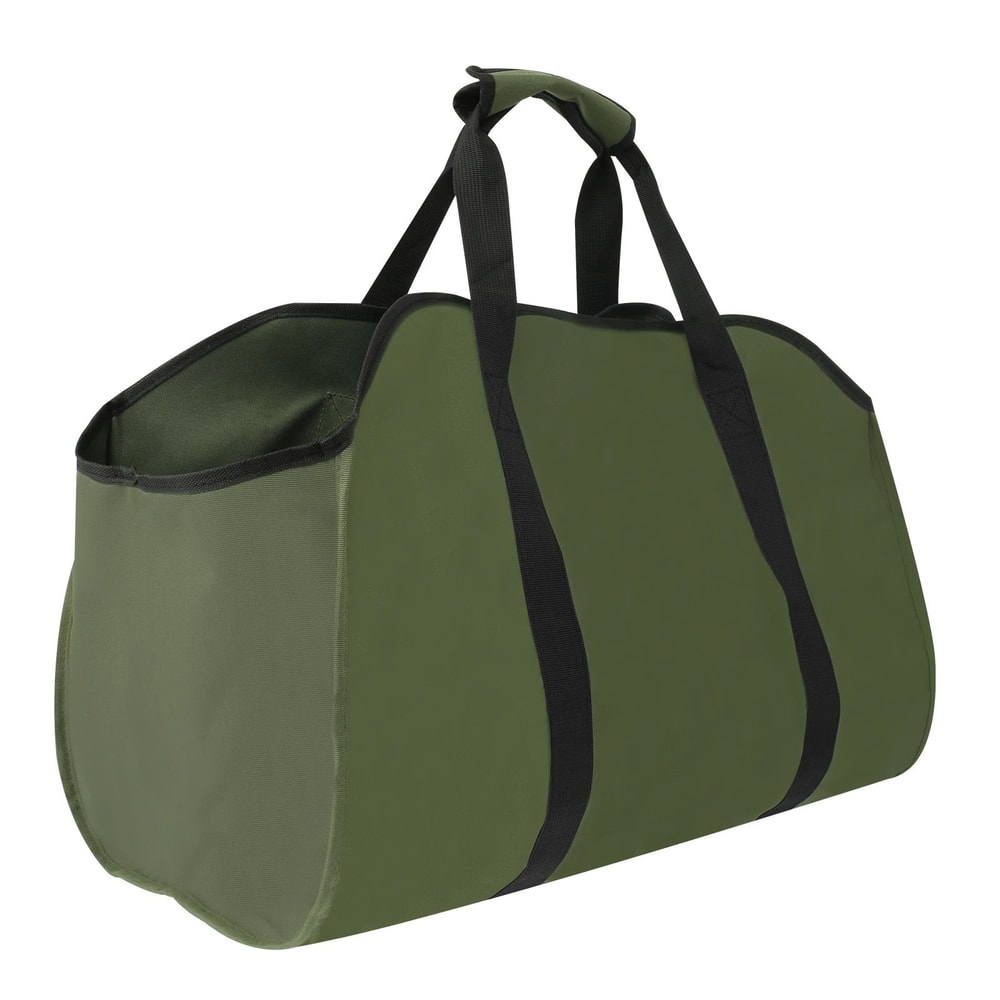 Heavy Duty Firewood Carrier Bag Oxford Cloth Log Carrier Tote With Reinforced Handles 7