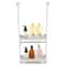 Premium SpaceSaver Hanging Bath Shelves Bathroom Shelf Organizer NailFree Shampoo Storage Rack 5