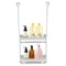 Premium SpaceSaver Hanging Bath Shelves Bathroom Shelf Organizer NailFree Shampoo Storage Rack 5