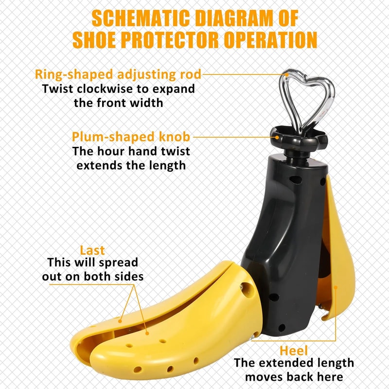 Adjustable Shoe Stretcher Shoe Tree Expander For Men Women Portable AntiDeformation Boot Shaper 3