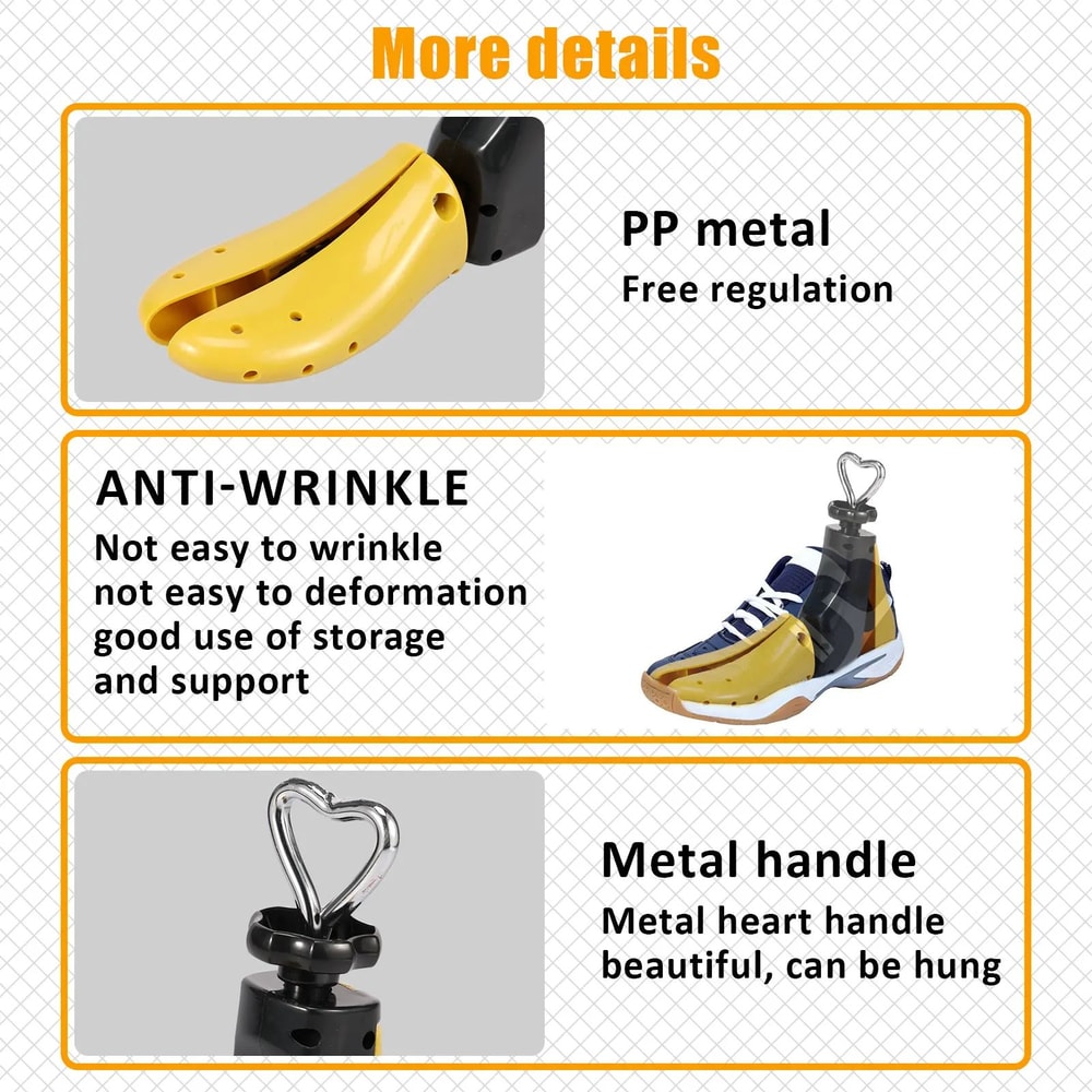 Adjustable Shoe Stretcher Shoe Tree Expander For Men Women Portable AntiDeformation Boot Shaper 4