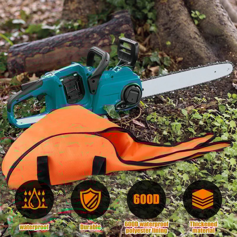 16 Inch Chainsaw Carrying Case Waterproof Oxford Storage Bag For Safe Clean Transport 3
