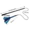 Extendable Flirt Pole Dog Toy Teaser Wand With Durable Rope Lure 5