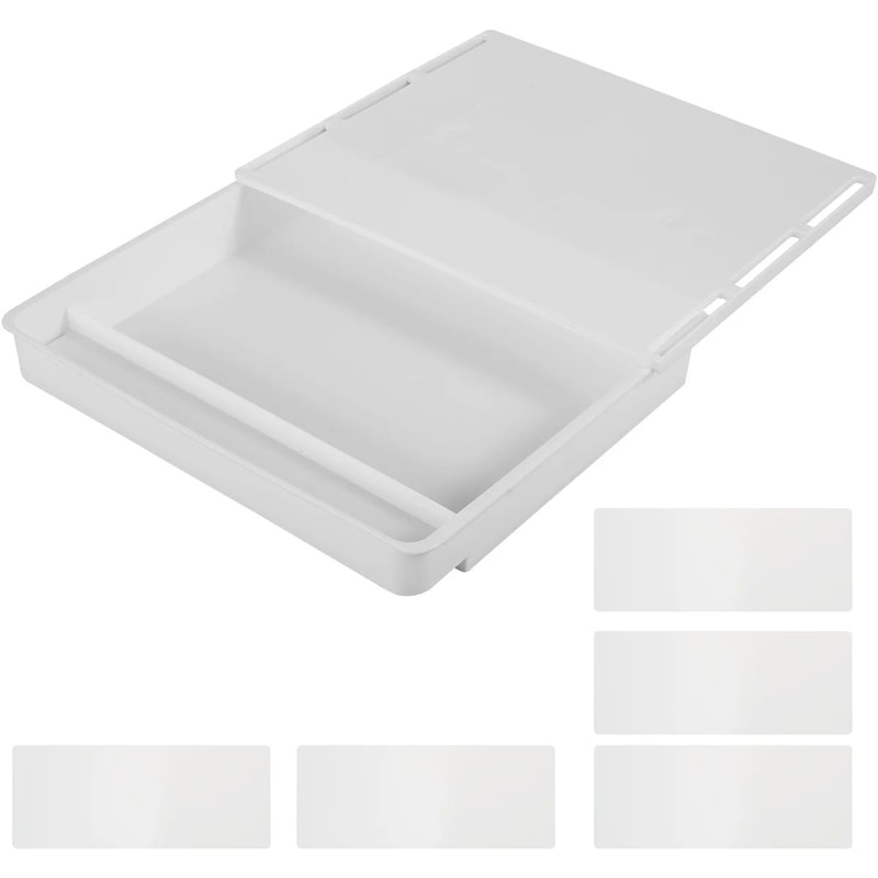 Ultimate Under Desk Drawer Organizer Large Capacity Hidden Storage Box SelfAdhesive Pencil Tray F 7