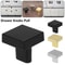 10Pack Square Cabinet Knobs Zinc Alloy Drawer Knobs Modern SingleHole Cabinet Hardware 1