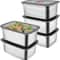FreshLock Stainless Steel Airtight Food Storage Containers Set 5Piece 6