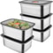 FreshLock Stainless Steel Airtight Food Storage Containers Set 5Piece 6