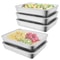 FreshLock Stainless Steel Airtight Food Storage Containers Set 5Piece 7