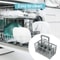 Universal Foldable Dishwasher Cutlery Basket Replacement Silverware Organizer 3