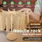 Rotating Wooden Pasta Drying Rack Stand Collapsible Spaghetti Noodle Hanger 2